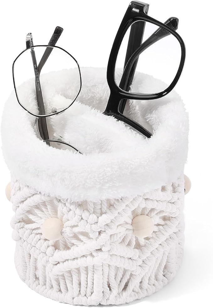 SNOWSTAR Plush Lined Eyeglasses Holder Stand by WelcometoSNOWSTAR