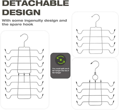 4 Pack Bra Organizer, Tank Top Hangers Space Saving, Closet Organizers and - Image 3