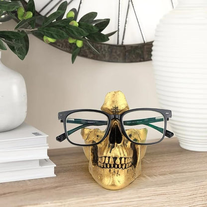 Mrlikale Skull Glasses Stand Holder, Creative Eyeglasses Holder, Sunglasses - Image 3