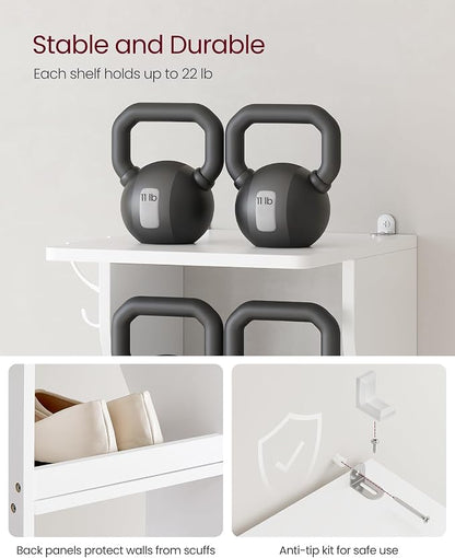 VASAGLE 7-Tier Vertical Shoe Rack, Narrow Shoe Storage Organizer - Image 7