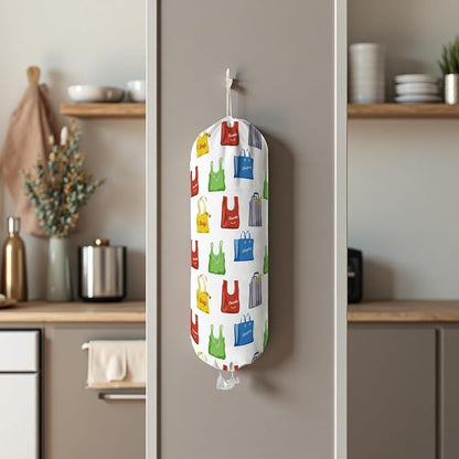 Plastic Bag Holder Wall Mount Grocery Bag Holder - Image 3