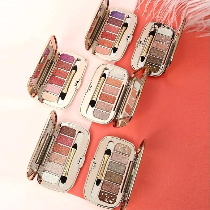 Glitter Eyeshadow Palette, Ultra-Shiny Sparkle Shimmer Eye Shadow - Image 5