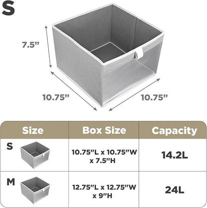 Linen Closet Organizers and Storage, Closet Storage Bins Basket Organizer - Image 6