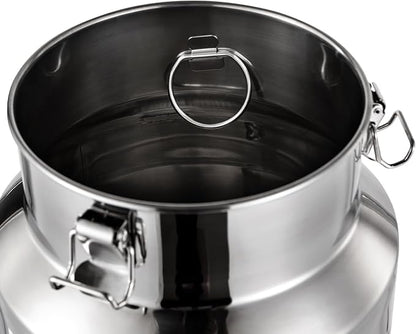 Milk Can Barrel Stainless Steel Beverage Drink Dispenser Large Capacity Storage - Image 7