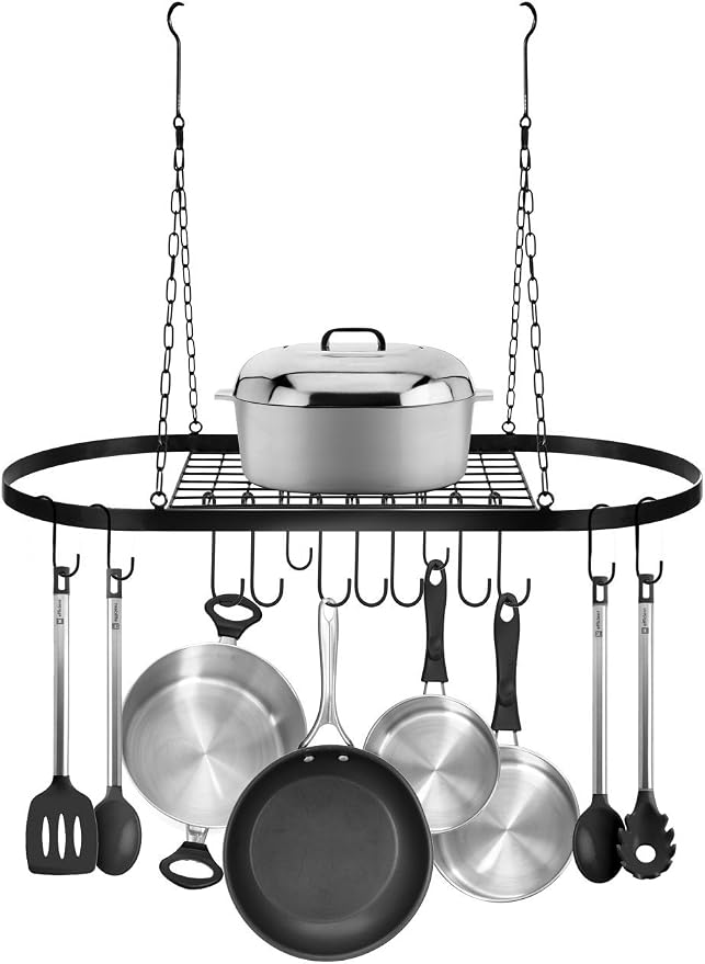 Sorbus® Pot and Pan Rack for Ceiling - Image 6