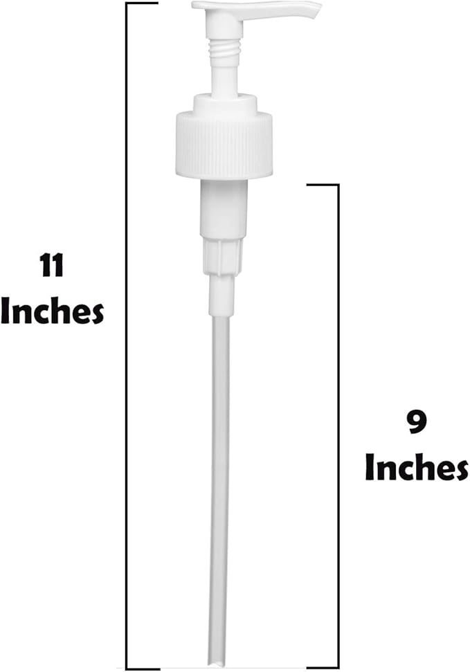 White Soap and Lotion Pump, Fits Most 32oz Castile Soap Bottles, 28/410 Neck - Image 4