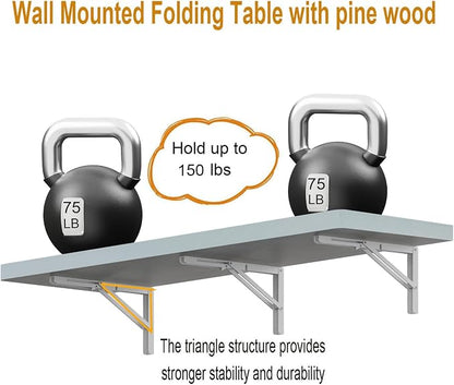 IAE Wall Mounted Folding Table - Image 6