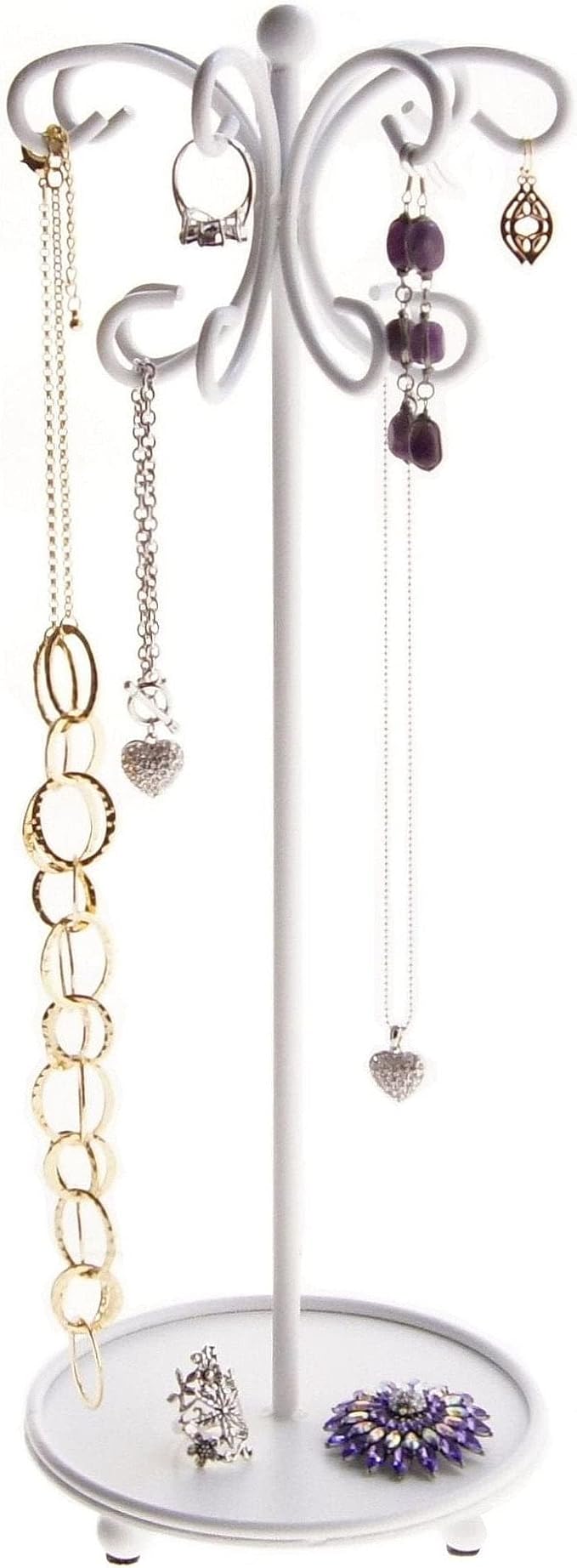 Angelynn's Sturdy Long Necklace Holder Organizer Tall Tabletop Pendant Display by Angelynns