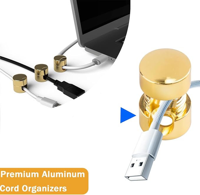 3 Sets Charger Cord Holder, Adjustable Cable Anchor Holders, Wire Organizer - Image 7