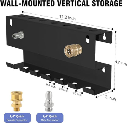Wall Mounted Pressure Washer Gun & Foam Cannon Holder, Car Wash Accessories - Image 2