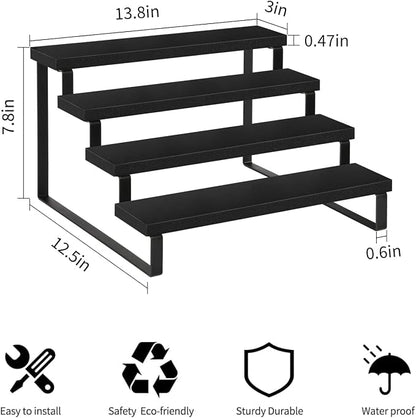 YINMIT Wooden Display Riser Stand, Tiered Perfume and Cologne Organizer Stand - Image 4