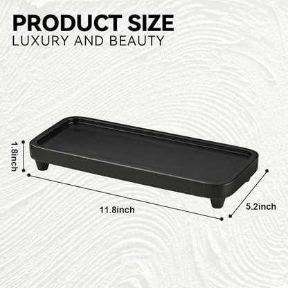 Bathroom Tray for Counter, Vanity Tray, Soap Dispenser Tray for Kitchen Sink - Image 3