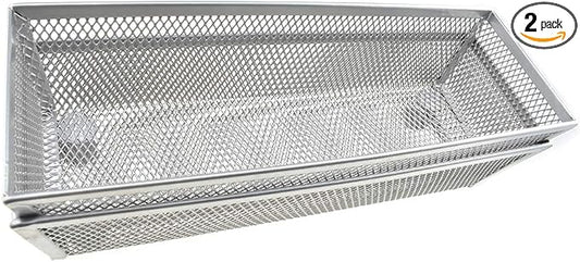 HAHIYO Stackable Mesh Tray Cup 9 x 3 x 2 inches Sturdy Container by HAHIYO