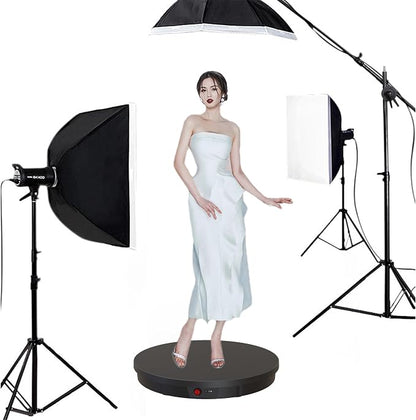 JAYEGT Motorized Rotating Display Stand, 360 Degree Electric Rotating - Image 2
