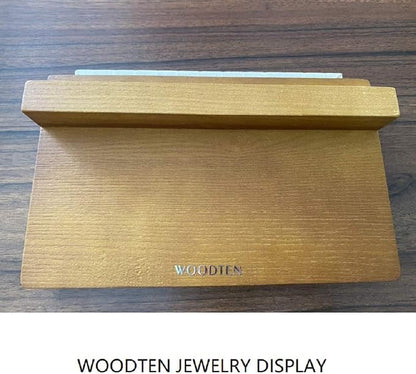 Jewelry Tray Solid Wood Display Stand Necklace Organizer Display Props Tray WSM - Image 4