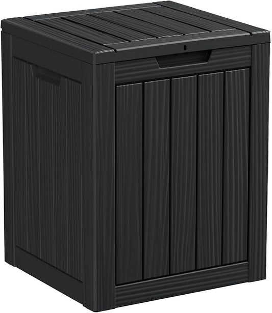 28 Gallon Resin Deck Box, Lockable Patio Outdoor Storage Box by OutdoorLivingPerfected