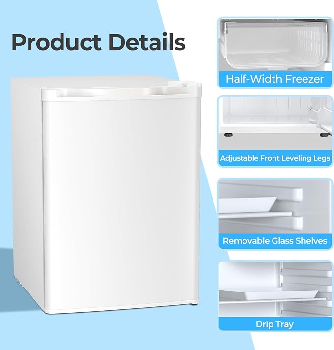 Antarctic Star 2.56 Cu.Ft. Mini Fridge - Image 5