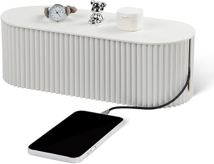 Large Cable Organizer Box for Power Strips, Surge Protectors, TV Computer Wires by RAMFIYN