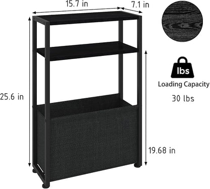 Narrow Side Table, Slim End Tables - Image 2