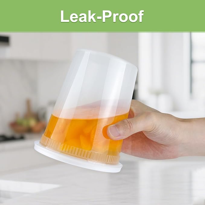 40 Sets Deli Containers with Lids 32 oz, Leak-Proof & BPA Free Airtight Takeout - Image 3