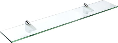Spancraft Glass F-4.75x12-Chrome Falcon Glass Shelf, 4.75" x 12" by Spancraft