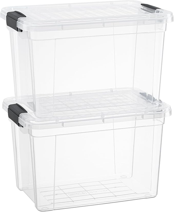 Superio Clear Storage Boxes by Superio