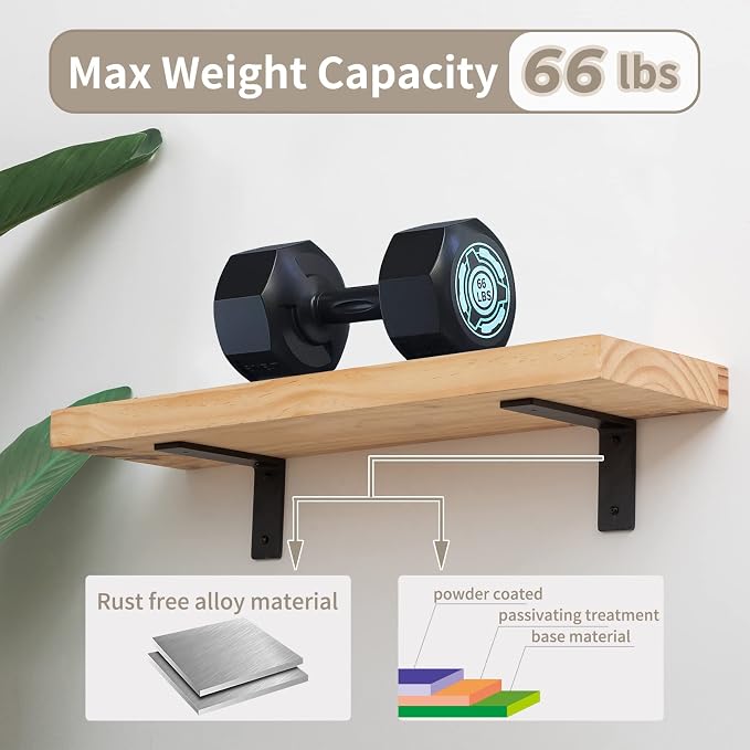 6"x 4"Shelf Brackets, die-cast Formation, Vertical Angle, Premium Alloy Metal - Image 7
