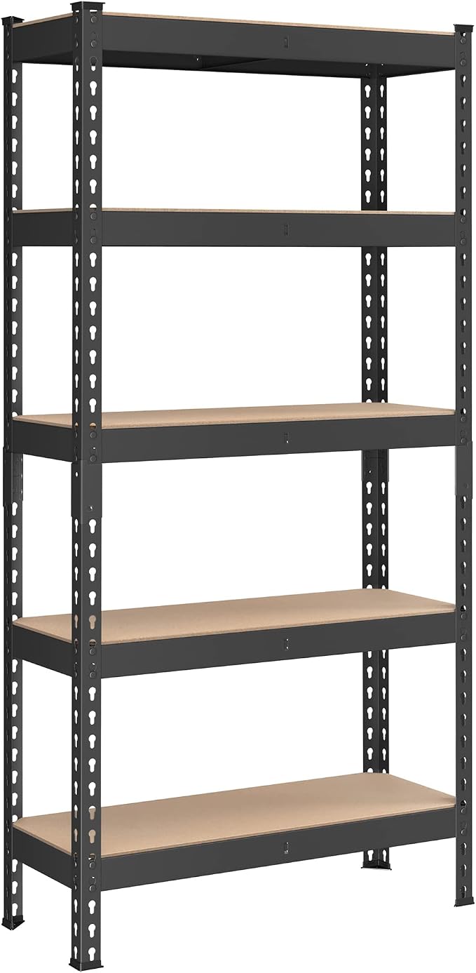 SONGMICS 5-Tier Storage Shelves, Load 2310 lb, Garage Storage, Boltless Assembly by SONGMICSbySONGMICSHOME