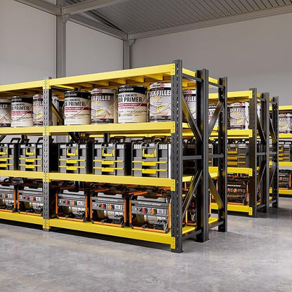 48" W Garage Shelving, 4-Tier Heavy Duty Storage Shelves Unit - Image 3