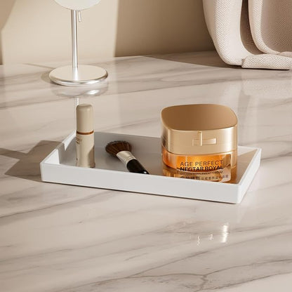 Vanity and Bathroom Tray, 7.7" ABS Countertop Organizer, Waterproof Vanity Tray - Image 5