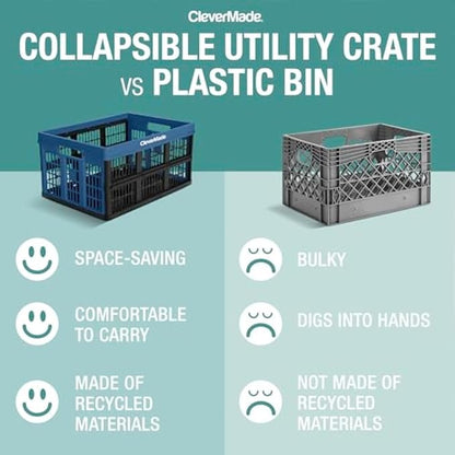CleverMade Collapsible Utility Crates - Image 6