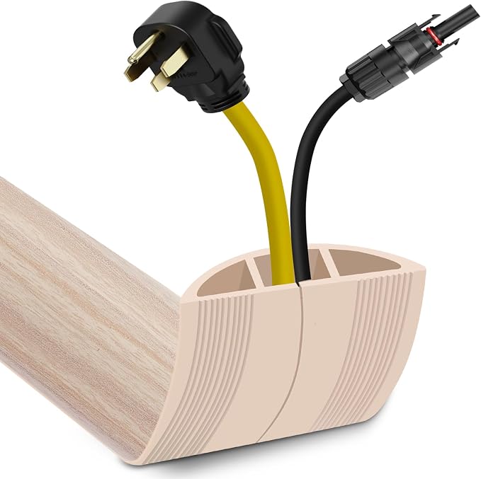 Floor Cord Cover 10FT Cord Covers by JAHOMFAI