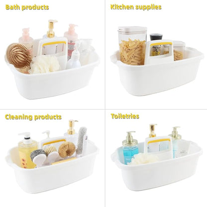 Shower Caddy Plastic Portable Basket Storage Organizer - Image 2