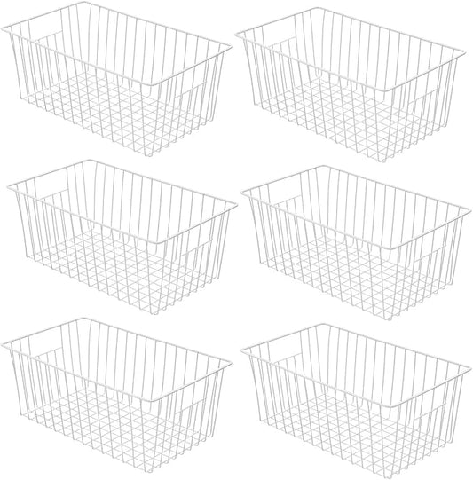 Freezer Baskets Organizer, Refrigerator Metal Wire Storage Divider, Household by lonpute