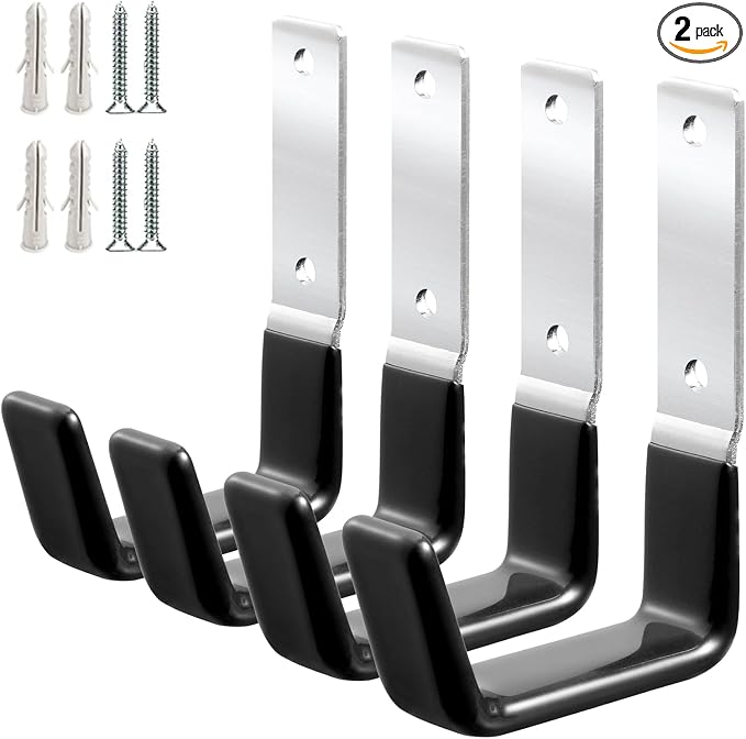 Heavy Duty Steel Garage Hooks, Garage Storage Utility Hooks, Anti-Slip Hanger by GeeWatom