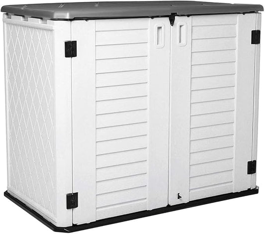 Horizontal Outdoor Garden Storage Shed by KINYING