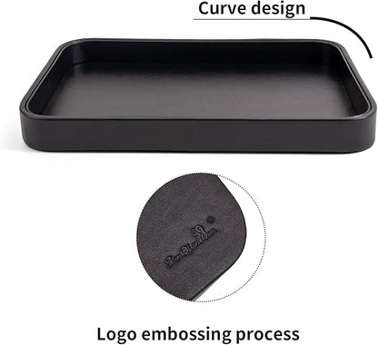 SANQIANWAN Faux Leather Valet Tray - Image 3