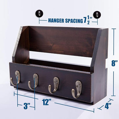 Flintar Wall Mount Key and Mail Holder - Image 6