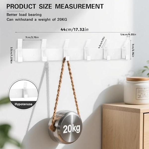 1 Pack Coat Rack Wall Mount, 17.3 in Wall Hooks - Image 2