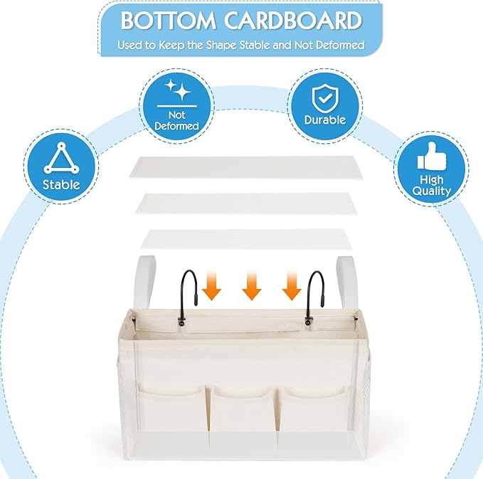 Bedside Storage Caddy/Bedside Hanging Storage Bag - Image 6