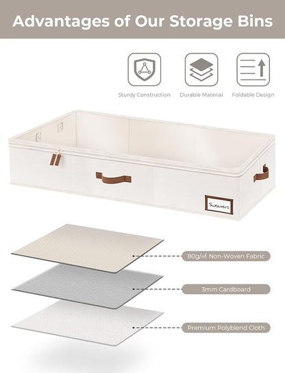 StorageWorks Extra Large Under Bed Storage Containers - Image 5