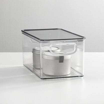 mDesign Plastic Deep Storage Bin Box Container - Image 2