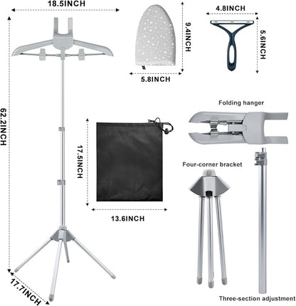 Foldable Garment Steamer Hanger Stand - Image 2