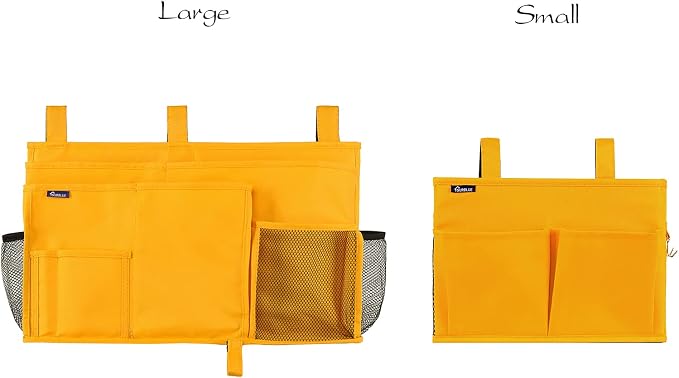 Surblue Bedside Caddy Hanging Bed Organizer Storage Bag Pocket - Image 3