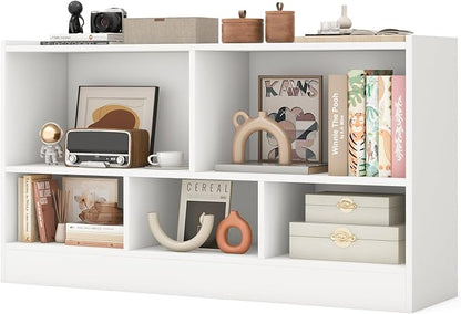 Giantex 5-Cube Bookcase, Freestanding 3-Tier Bookshelf by Giantex