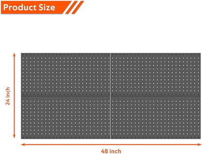 Ultrawall 4 Pcs Metal Pegboard Wall Panels, Peg Boards - Image 3