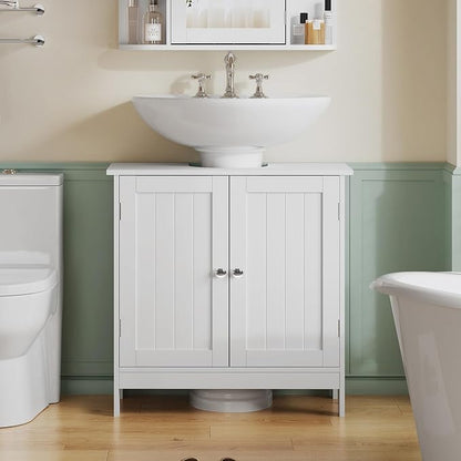 TEENFON Pedestal Sink Storage Cabinet, Under Sink Cabinet - Image 7