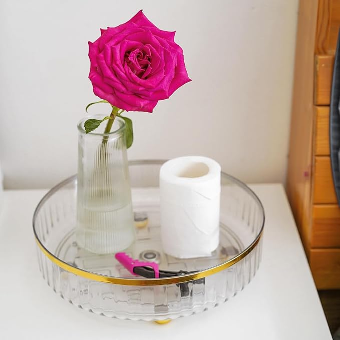 Rotating Skincare Makeup Organizer, Turntable Vanity Organizers and Storage - Image 5