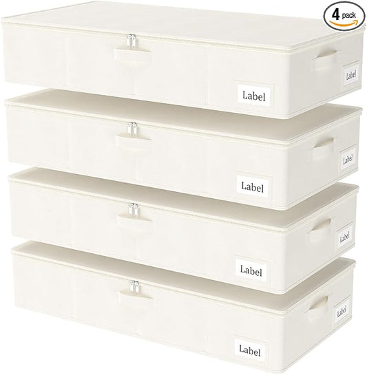 Yawinhe Foldable Underbed Storage Bags, Containers Bin by Yawinhe