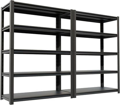 72''H Garage Shelving Heavy Duty, 2500LBS Storage Shelves, 5-Tier Adjustable - Image 7